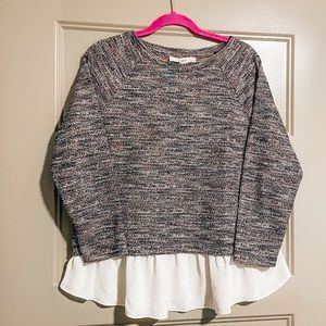 3/$20 - Loft Boucle Sweater/Blouse Top - M